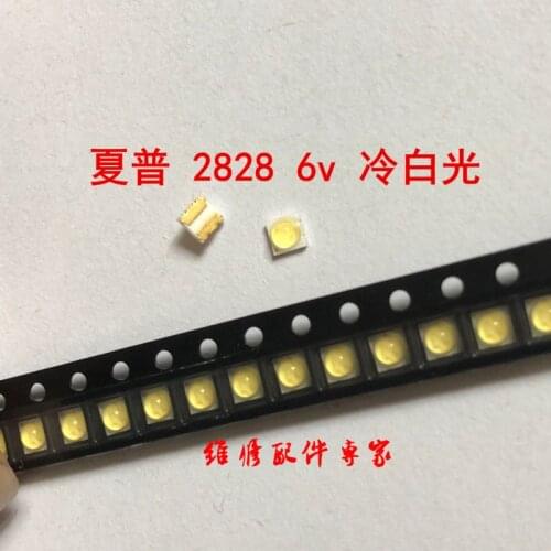 Good FOR Repair Sharp LED LCD TV TV backlight lights with light beads light-emitting diode 2828 accessories 6V