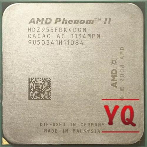 AMD Phenom II X4 955 955 3.2 GHz Quad-Core CPU Processor 125W HDZ955FBK4DGM / HDX955FBK4DGI / HDZ955FBK4DGI Socket AM3