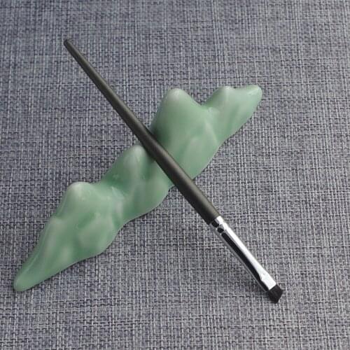 Y14 Professional Handmade Make Up Brush Angled Eyebrow Brush Smooth Raccoon Dog Hair Makeup Brushes