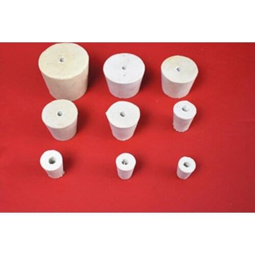 Single hole rubber stopper, test tube stopper, rubber stopper, bottle stopper, Erlenmeyer flask stopper