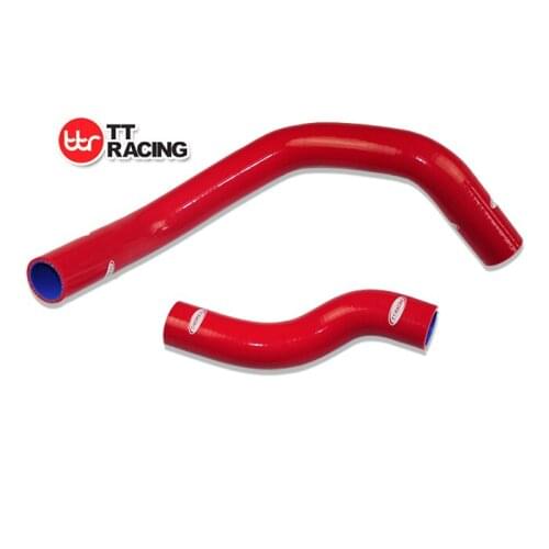 TT1602RE- For Nissan Silvia 200SX RPS13 S14 S15 SR20DET Silicone Radiator Hose Kit RED