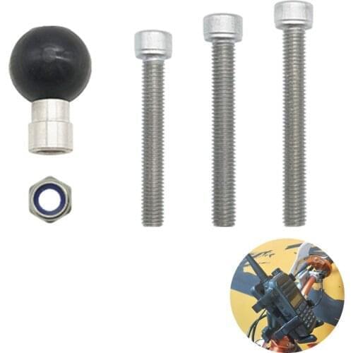 Universal Motorcycle Mobile Phone Bracket Support Holder Fixed Ball Head M8 Screw Fixed Ball Modification Refit Kit biological
