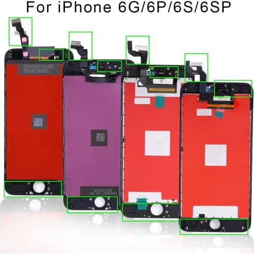 High Quality AAA+++ LCD For iPhone 6S 6 7 8 Plus LCD Display 3D Touch Screen Digitizer Assembly Replacement Pantalla
