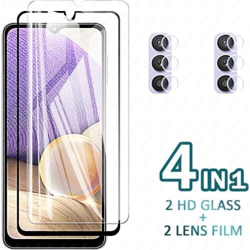 Protective Glass for Samsung A32 5G/4G Screen Protectors Camera Lens for Galaxy A32 A 32 5g 6.5'' S A325F A326B Tempered Glass