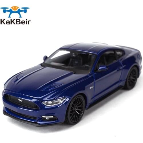 1:24 2015 Ford Mustang GT Sports Car Static Die Cast Vehicles Collectible Model Car Toys