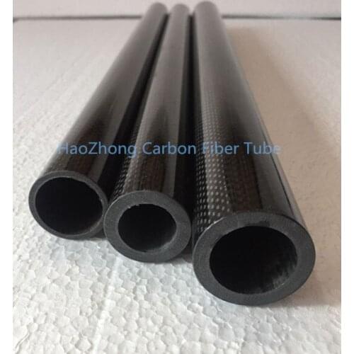1-4pcs 30MM OD x 25MM ID x 1000MM (1m) 100% Roll 3k Carbon Fiber tube / Tubing/shaft, wing tube Quadcopter arm Helicopter 30*25