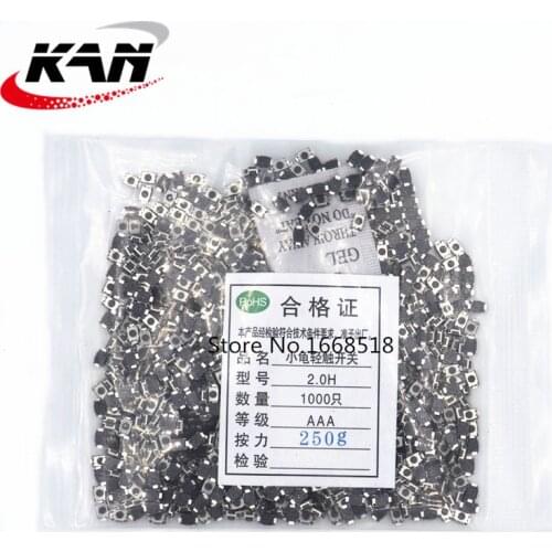 1000pcs/lot for 3*4*2mm Microswitch Tactile Button Switch Car Key Switch Button For Honda Flip Remote key M142