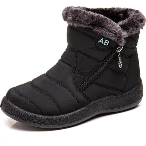 2020 Fashion Women Boots Waterproof Snow Boots For Winter Shoes Women Casual Lightweight Ankle Botas Mujer Warm Winter Boots