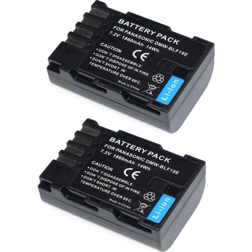 X2 DMW-BLF19E BLF-19E Battery for PANASONIC Lumix DMC-GH3 GH4