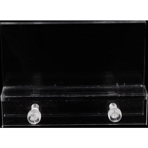 1pc Aquarium Clear Fish Tank LED Light Holder Lamp Fixtures Support Stand Fish Tank Lighting Accessories