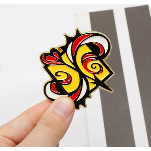 Anime SK8 The Infinity Brooch Metal Badge Miya Langa Reki Cherry Blossom Joe Lapel Pin Bag Brooches Women Men Gift Costumes