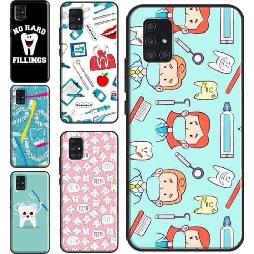 Dentist Tooth Dental Hygienist Case For Samsung A21S A20e A11 A31 A41 A51 A71 A10 A20S A30S A40 A50 A70 A12 A32 A52 A72