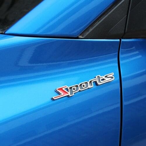 Car SPORT Sticker Metal Emblem Badge Decal for Peugeot 108 208 GTI 308 T7 T9 3008 307 5008 508 107 108 207 2008 301 4007 4008