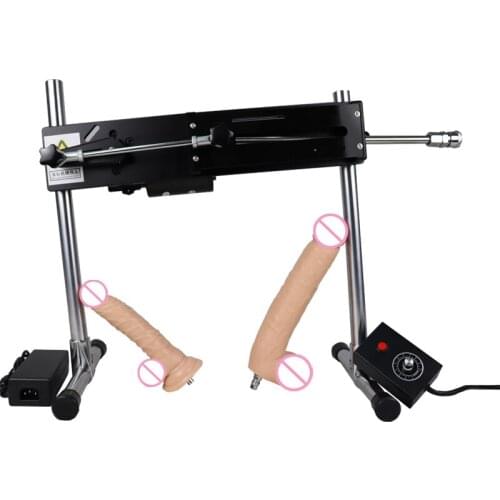 Two Type Efficient Adjustable Sex Machine with Remote Control Silent Ultra Vac u Lock Love Machine with Free Big Dildo