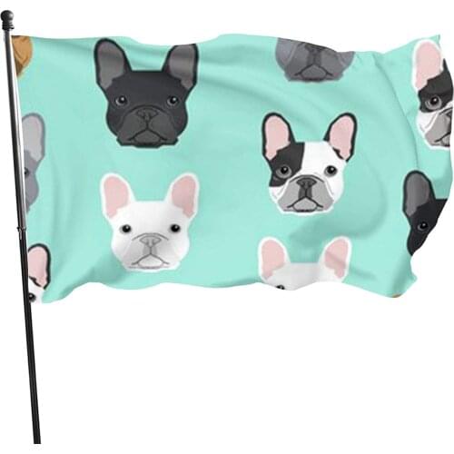 French Bulldog Dog Puppy Dog Garden Flag Banner Fly House Indoor Outdoor Home Boat Yacht Car Decorations