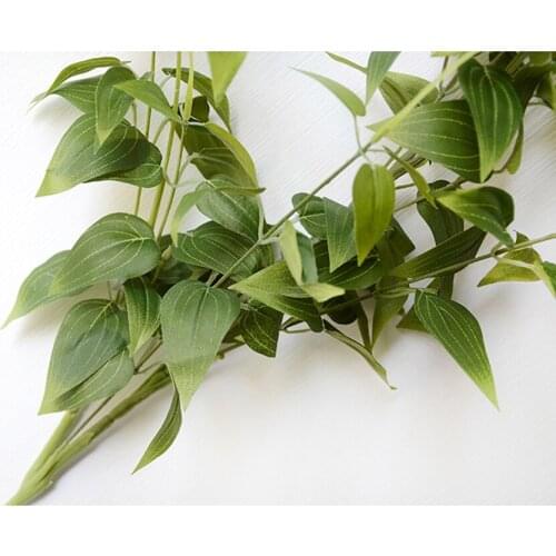 Silk Artificial Green Lotus Leaves Simulation Foliage Bouquet Photo Props