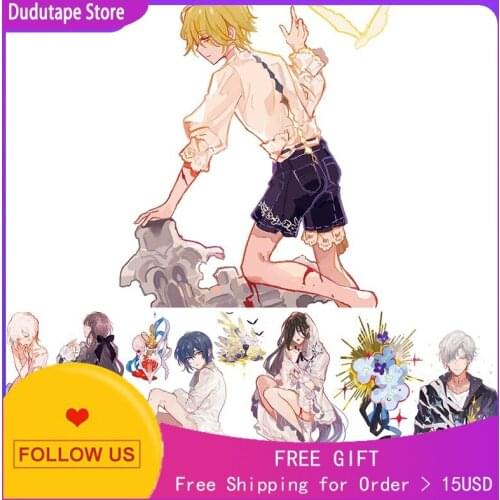 Character Book Washi Tape Sticker Journal Red Love Song