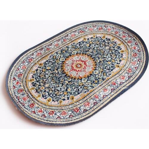 1:12th Dollhosue Miniature Patterned Floor Rug Carpet Furniture Accessories