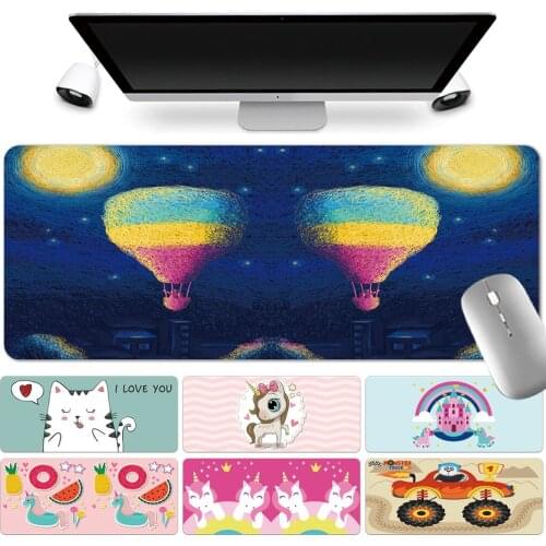 Mouse Pad League of Legends Gaming Mouse Pad Cute Cartoon PU Leather Waterproof Mouse Durable Desktop Mousepad