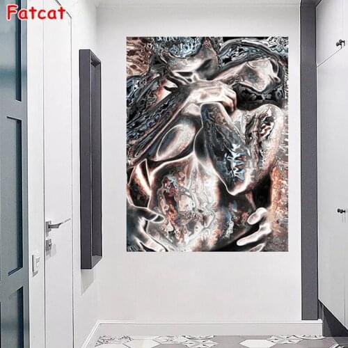 5D Diamond Painting DIY Diamond Embroidery Lovers Sexy Abstract Art Picture Kit Full Drill Square/Round Rhinestone Decor PP1856