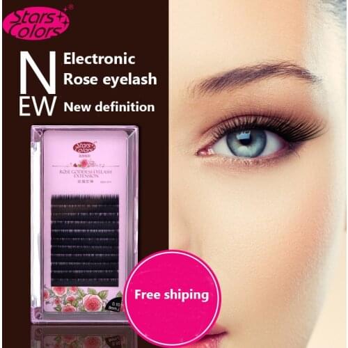Stars Colors South Korea plant grafting soft thick false eyelash natural lifelike single roll eyelash natural soft