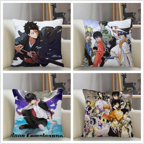Musife Custom Katekyo Hitman Reborn Pillowcase Home Decoration 45*45cm Zipper Square Pillowcase Throw Pillow Cover Drop Shipping