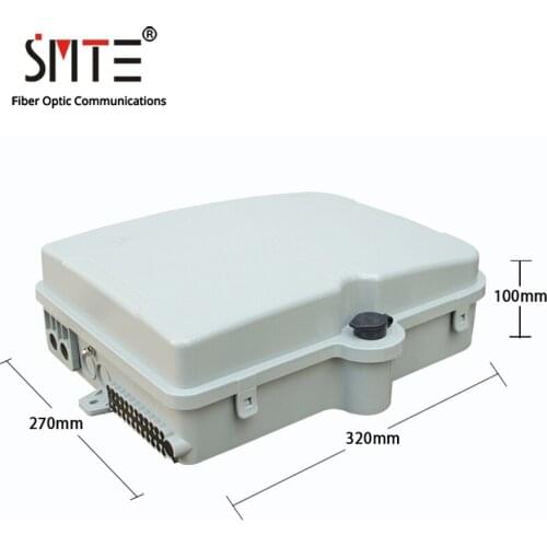 Optical Fiber Distribution Box 12 Core Match Up Full With SC FC Adapter Pigtail 1 : 6 Splitter Single-Mode FTTH