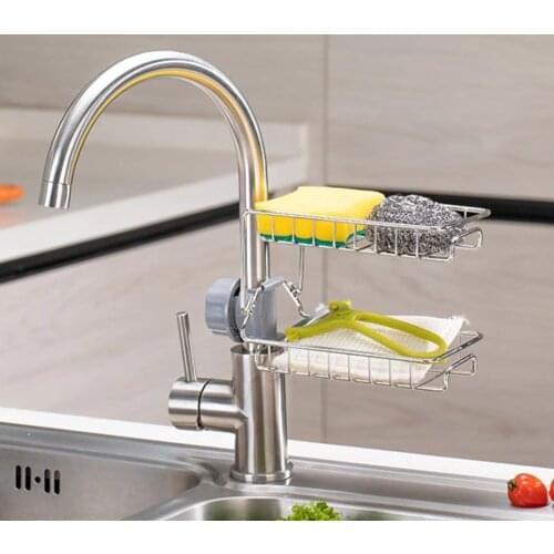 Kitchen and Bathroom Organizer Iron Rack Two Layer