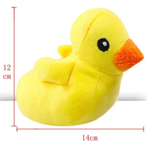 Plush Dog Toys Pet Supplies Squeaky Toy For Dogs Cute Duck Design Pet Chew Train Antistress Dogs Accessories Dog Fidget Toy