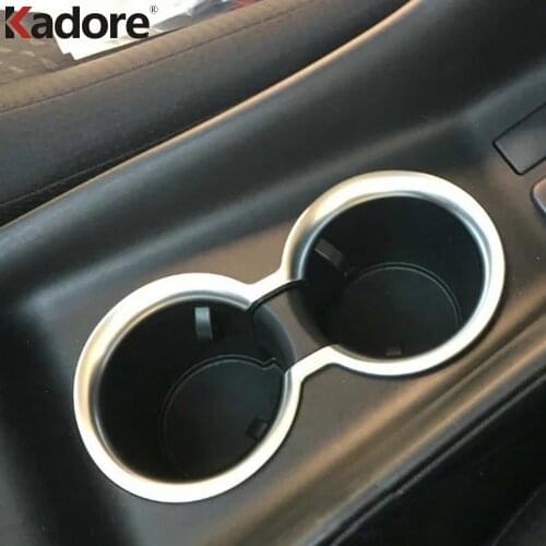 Fit For Toyota Prius 2016 2017 ABS Matte Interior Cup Holder Cover Trim Styling Accessories Decoration trim Interior Mouldings