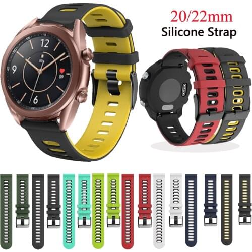 Sport Silicone 22 20mm WatchBand Strap For Huawei Watch GT 2 GT2 Pro 42 46 Smartwatch Replacement Wristband Honor Magicwatch2 ES