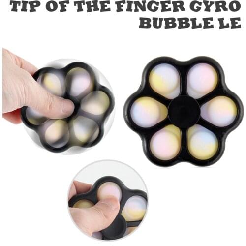 Fidget Toys Fidget Spinner Simple Dimple Relief Pop Sensory Antistress Toy For Kids Adults Early Educational Autism Special Need