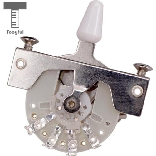 Tooyful Guitar 5 Way Lever Selector Switch for ST FD Electric Guitar w/ 2 Screws New