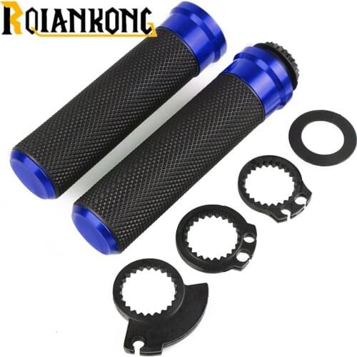 Universal Motorcycle Handlebar Grips Handle Bar End Skid Hand Grip CNC Aluminum For Honda CB1100 CRF1000L AFRICA TWIN CBF1000