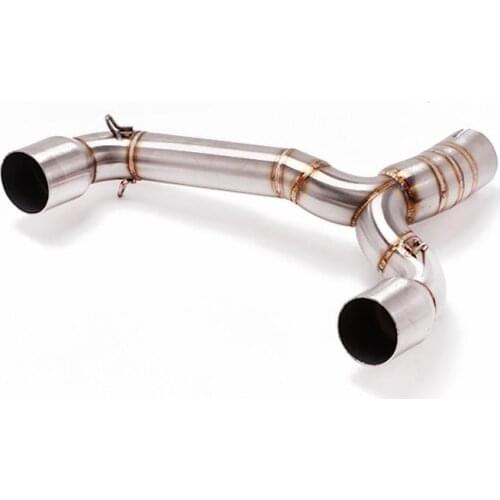 For suzuki GSR400 600 BK400 600 High Quality Motorcycle Stainless Steel Middle Link Pipe Exhaust Muffler