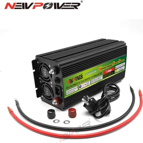 Charging Inverter integrated DC 12V 24V 220V 110V AC 1500W modified sine wave home charging inverter built-in UPS controller