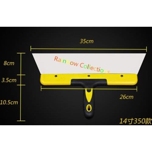 1pcs 14'/350*220mm High Quality Thicker Elastic steel Plastic Handle Putty Knife Set Scraper Construction Tools FreeShipping