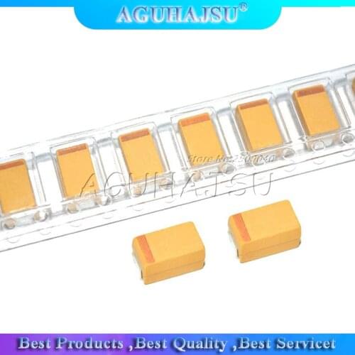 10pcs Type A 100UF 0.22UF 1UF 4.7UF 10UF 22UF 33UF 47UF Tantalum Capacitor 6.3V 10V 16V 25V 35V 226 336 224 475 106 107 476 105