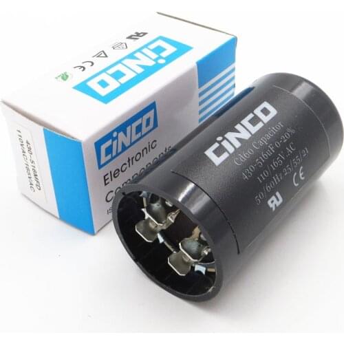 430-516uF 110V 125V 165V CD60 Motor Start Capacitors Motor Starting 430-516 mfd uf mf Compressor HVAC Electrolytic 110VAC 125VAC