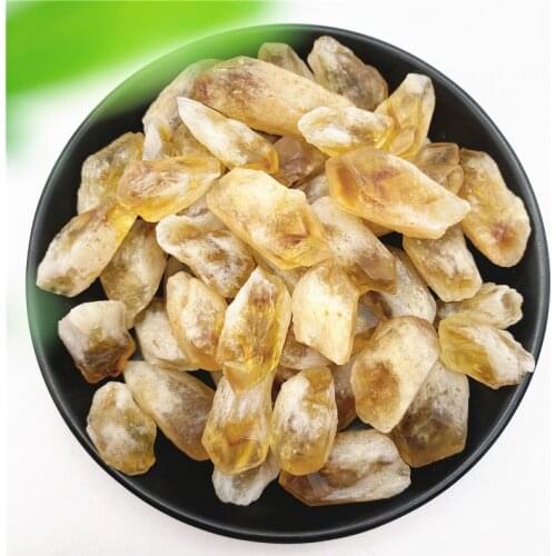50g Natural Citrine Crystal Point Raw Crystals Rock Mineral Specimen Energy Healing Stone Ornaments Home Decoration