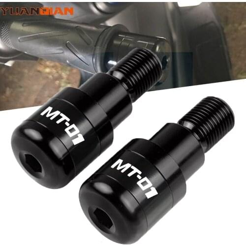 FOR YAMAHA MT01 2004-2009 2004 2005 2006 2007 2008 2009 Motorcycle CNC Aluminum Handlebar Grips Ends Motorcross Hand Bar End Cap