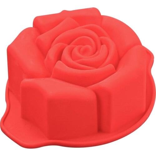 Non-stick Rose Silicone Mousse Pan Cake Mold Baking Pastry Tools Bakeware 3D Silicone Mold Decoration Kitchen Accessories