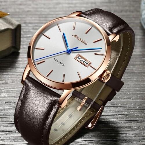 JSDUN Wrist Watch Man Clock Fashion Automatic Mechanical Wristwatch for men Luxury Wrist watch for husband Relogio Masculino