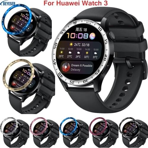 Aluminum Alloy Watch Bezel Ring Styling Cover For HUAWEI watch 3 Protection Ring Smart Watch Accessory New