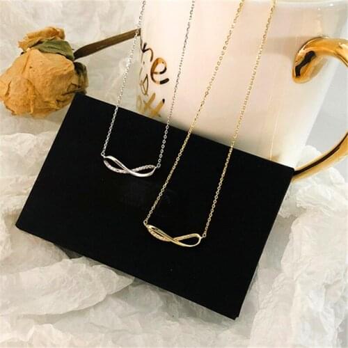 Miuoxion Retro Prone 8 Zircon Necklace Fashion Personality Punk Party Jewelry For Women Feature Nmour Charm Gift All Seasons