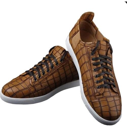 Ourui new selling true deerskin men shoes Private custom Genuine leather flat Single shoes men shoes leisure