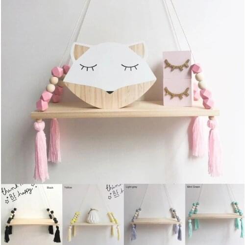 Plant Shelves Bedroom Hanging Rope Swing Floating Shelf Journals Rack Bedroom Shelves Wall Shelf Decoration Living Room Decor