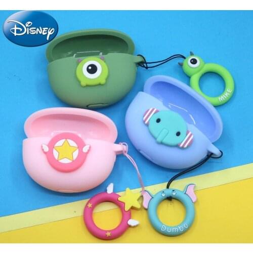 Disney Silicone Protection headphone Cases For Huawei Freebuds 4i Case Cute Cartoon Wireless Bluetooth Headset Cover For Huawei
