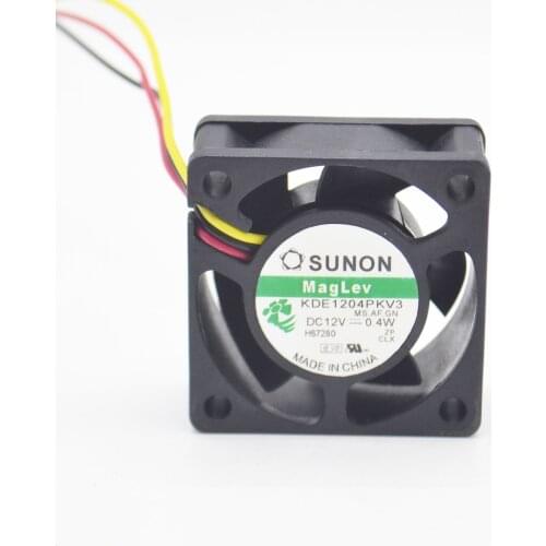 Sunon 4CM 4020 4*4*2CM 40mm x 20mm 12V 3 pin 12 Volt Cooling Fan KDE1204PKV3MS.AR.GN