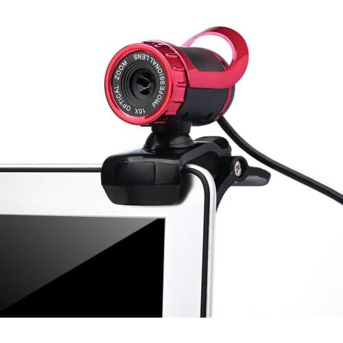 USB 2.0 Web Cam Camera Webcam with Microphone for PC Desktop Computer Laptop built-in microphone good sound absorption